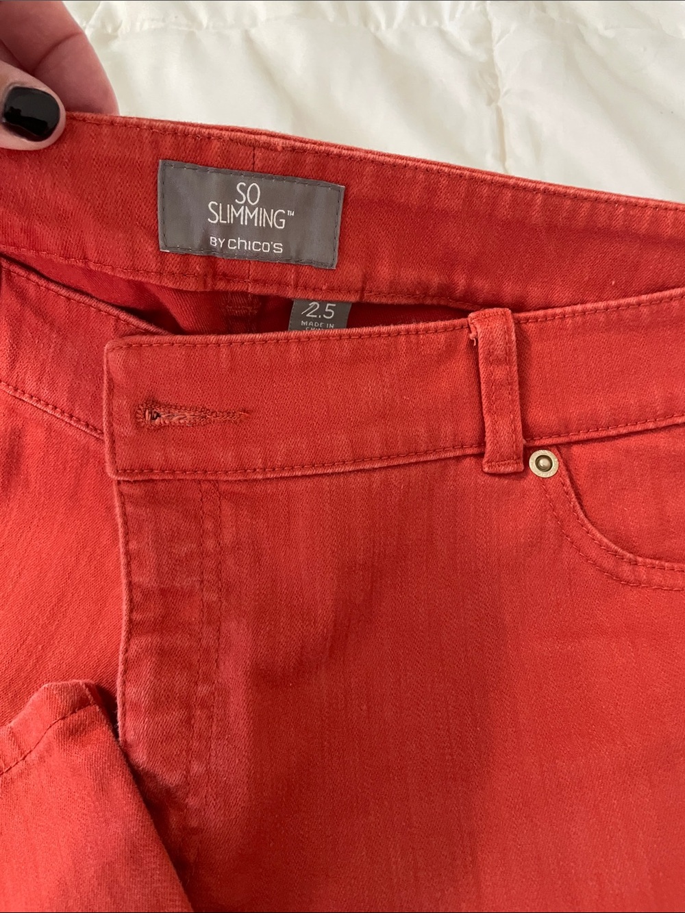 Chico's So Slimming Jeans in Orange